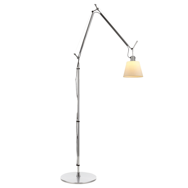 Artemide Tolomeo Basculante Gulvlampe i Pergament