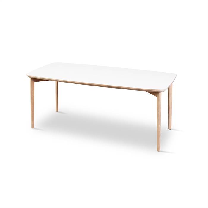 Skovby Sm244 Sofabord - Hvid Laminat med Stilrent Design