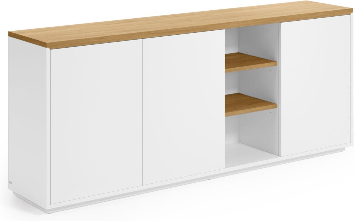 Abilen  Skænk  Hvid Natur  H75x180x36