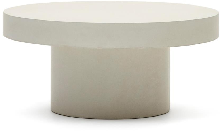 Aiguablava  Udendørs Sofabord  Hvid  H41x90x90    Cement