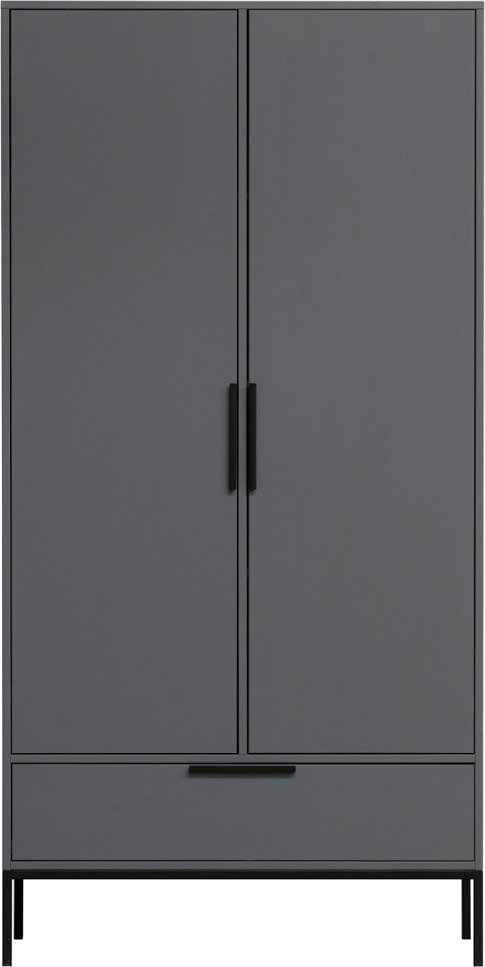 Adam  Highboard   -dørs  Grå  H200x53x100    Fyrretræ